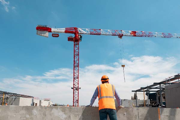 chantier btp travaux grue paris