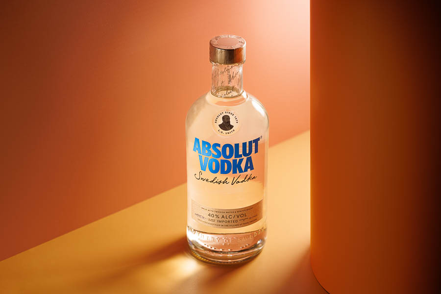 Photographe packshot bouteille Vodka